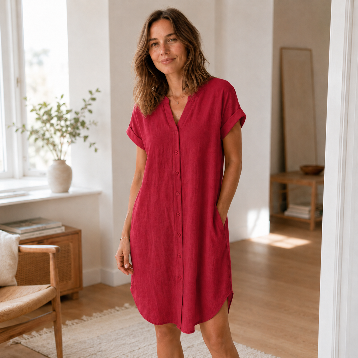 Vestido Túnica Liv – Informal con Escote en V