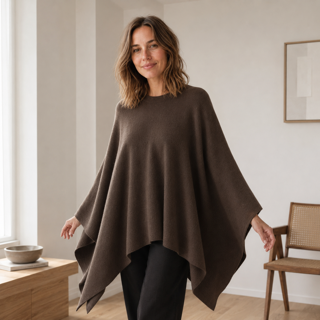 Capa de Punto Solveig – Oversized y de Caída Suave