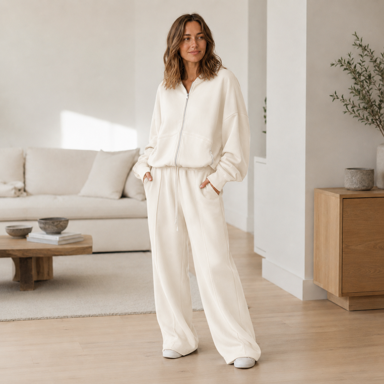 Blusón de Punto Bente – Cropped y Oversized Acogedor