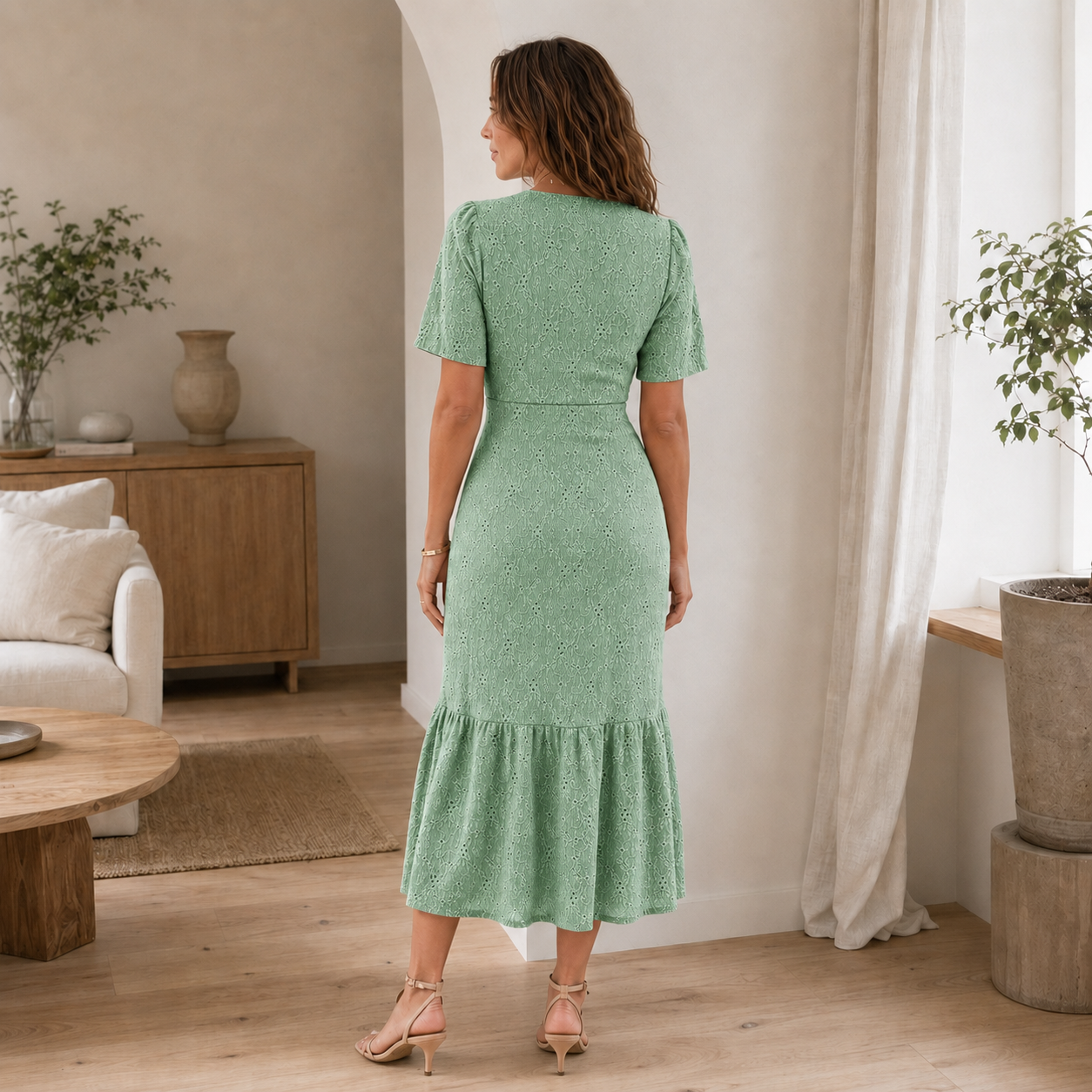 Vestido Midi Nika – Vestido de Verano Floral