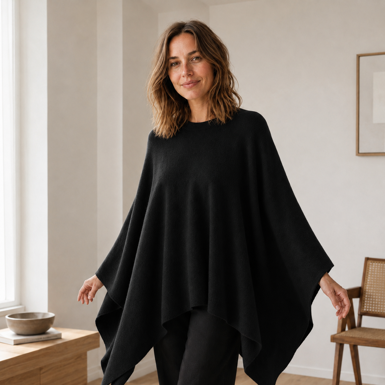 Capa de Punto Solveig – Oversized y de Caída Suave